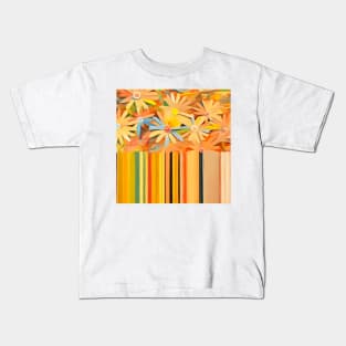 Daisies on the Fence Kids T-Shirt